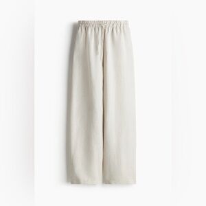 Light Wide-Leg Linen Pants